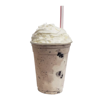 Chubby’s milkshake with whipped cream
